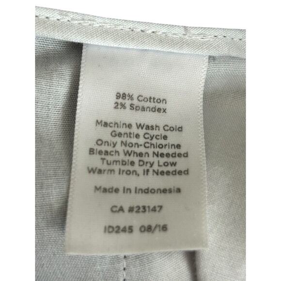 Talbots Pants Womens Size 10 The Perfect Chino Blue Mid Rise Stretch Casual - Picture 7 of 11